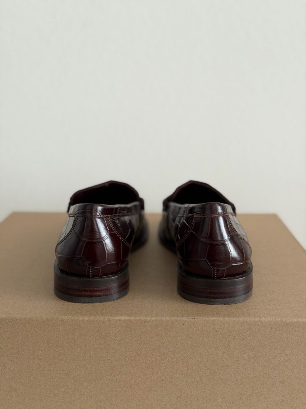 Madewell The Grayson Penny Loafer in Chocolate Raisin, Size 8 - Picture 6 of 10